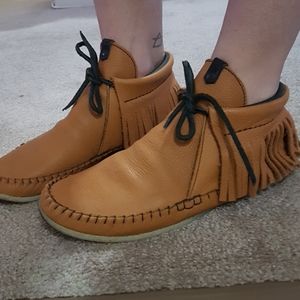 Handcrafted Ken Diamond Moccasins